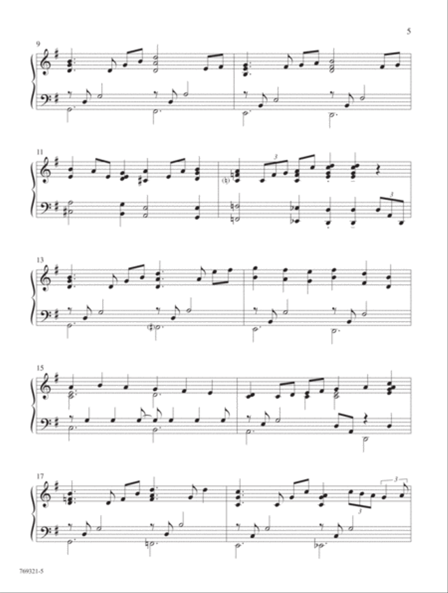 Ever in Joyful Song! Piano Solo scores gallery preview page 4