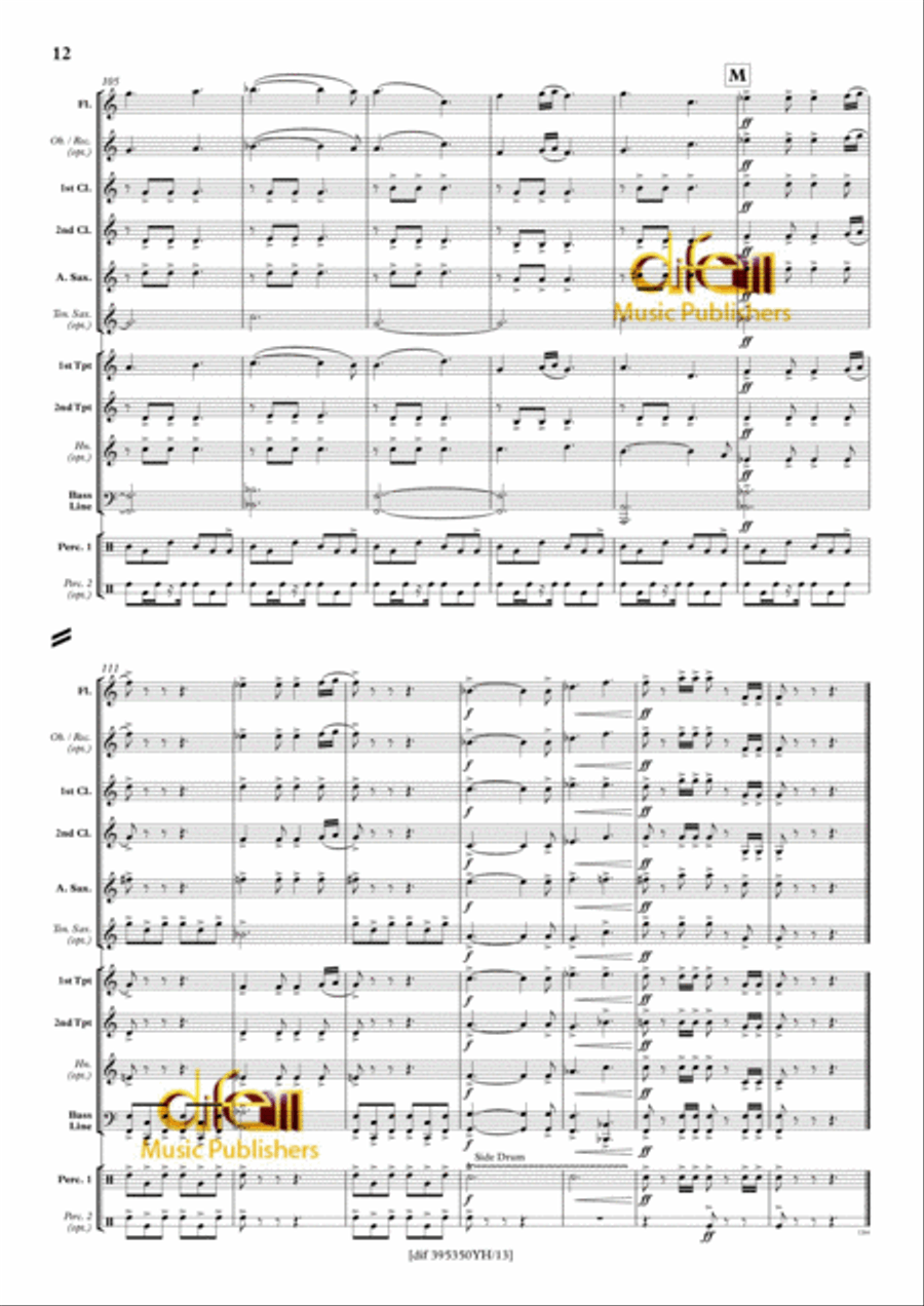 Disney Forever Yong Disney Forever Yong Concert Band scores gallery preview page 12