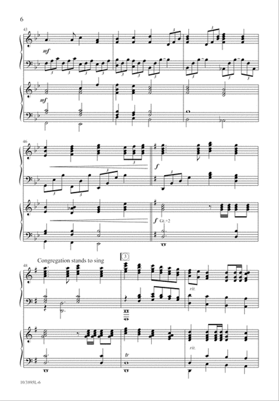 Raise the Song of Harvest Home 4-Part scores gallery preview page 7