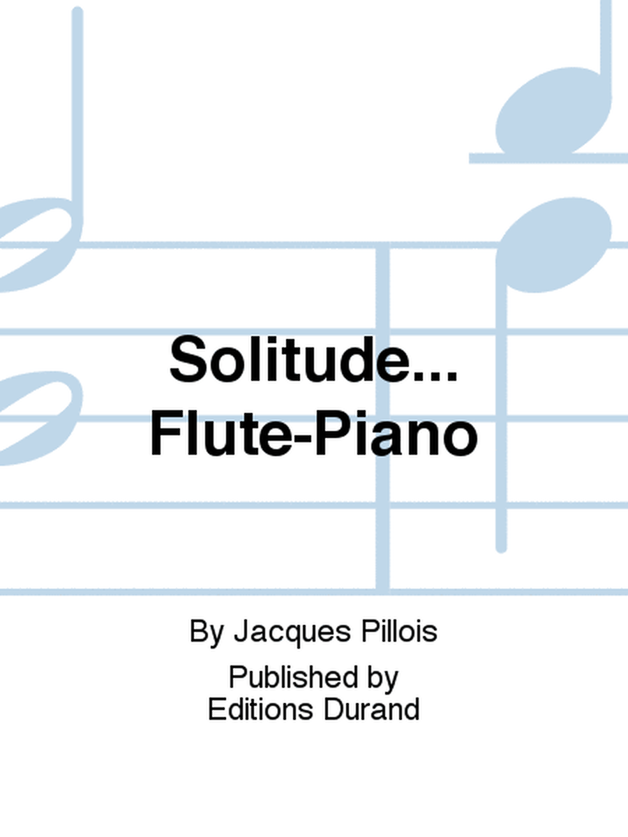 Solitude... Flute-Piano