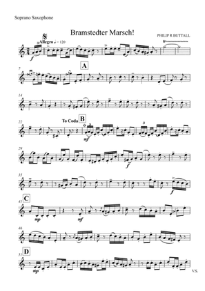Bramstedter Marsch! (Saxophone Quartet / Quintet) - Set of Parts [x4 / 5]
