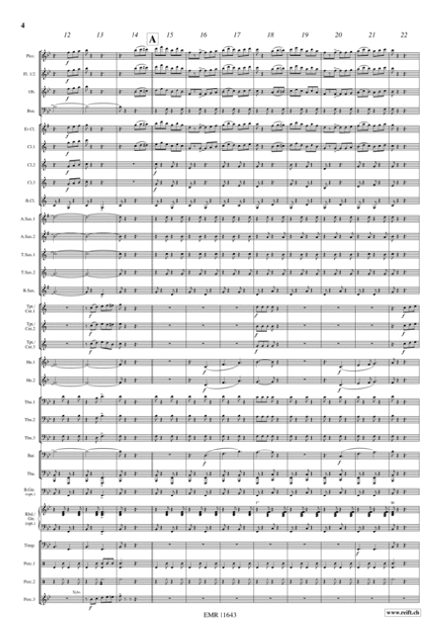 Flight To Mexico Concert Band scores gallery preview page 5