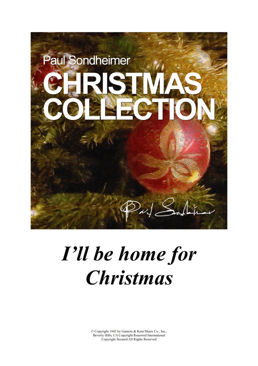 I'll Be Home For Christmas Brass Quintet scores gallery preview page 1