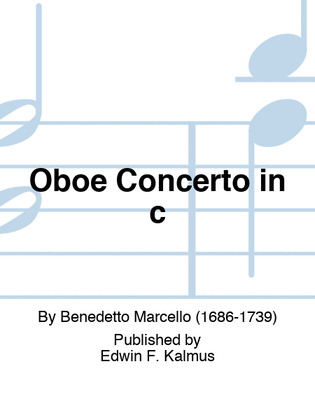 Book cover for Oboe Concerto in c