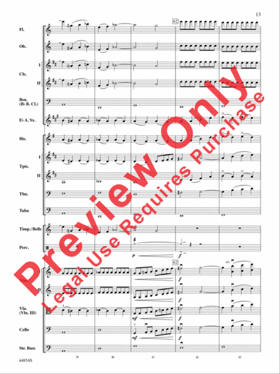 Romeo and Juliet Overture Full Orchestra scores gallery preview page 33