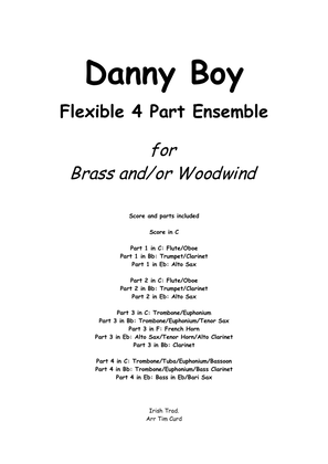 Book cover for Danny Boy for Flexible 4 Part Ensemble