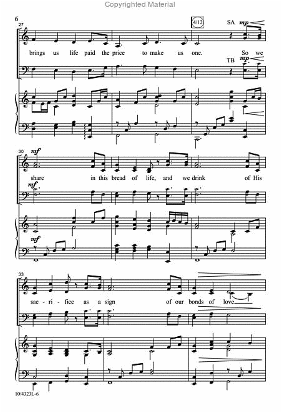 Behold the Lamb 4-Part scores gallery preview page 5