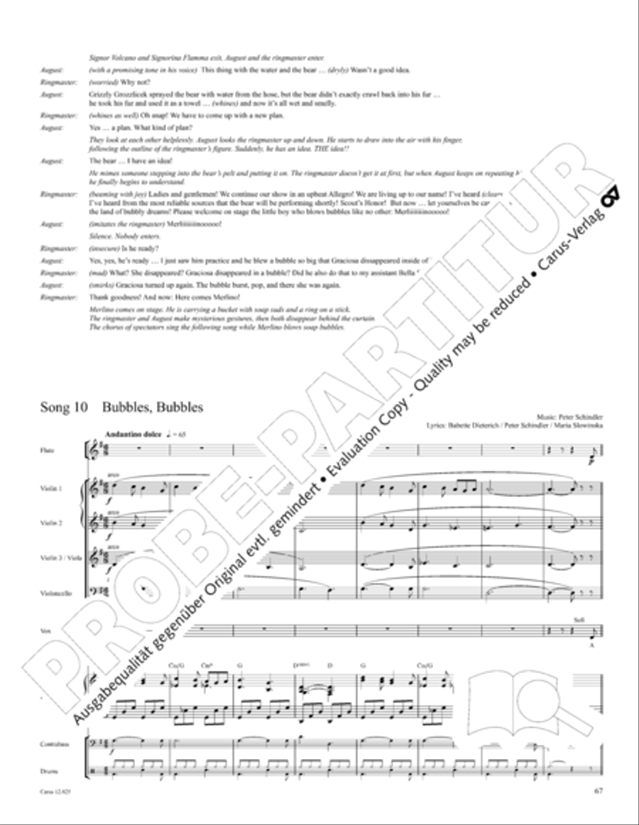 Circus Allegro Circus Allegro Choir scores gallery preview page 68