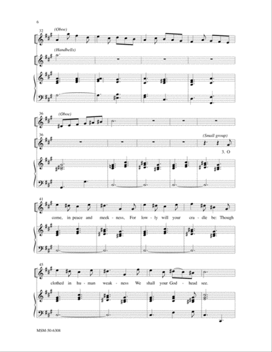 O Come, Divine Messiah O Come, Divine Messiah 2-Part scores gallery preview page 4