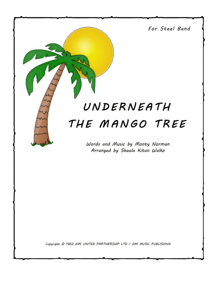 Underneath The Mango Tree Steel Pan scores gallery preview page 1