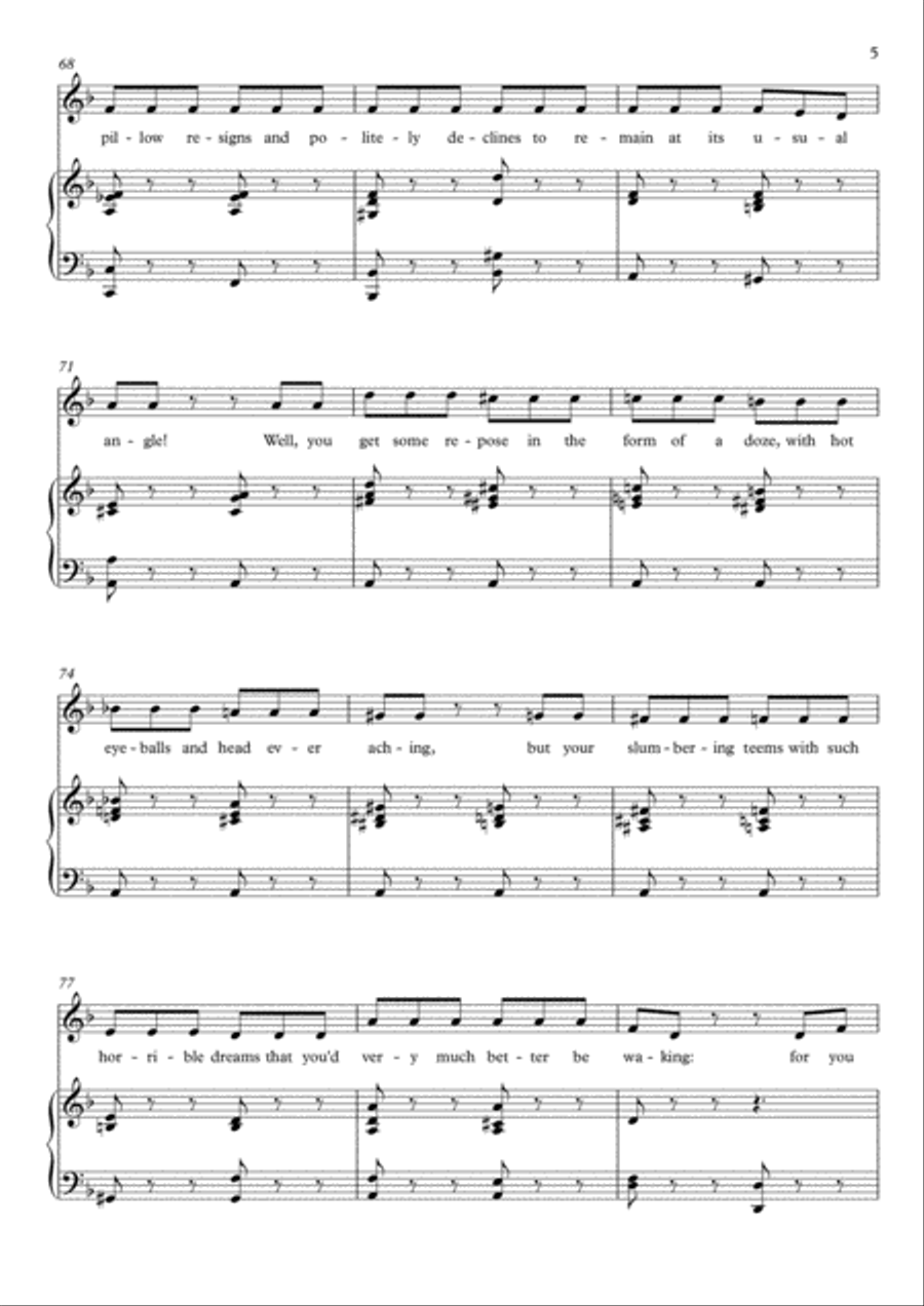 Love Unrequited - Iolanthe (D Minor) Bass Voice scores gallery preview page 6