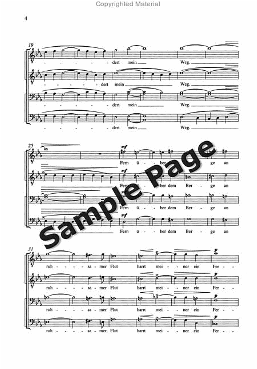 Durch Einsamkeiten TTBB scores gallery preview page 5