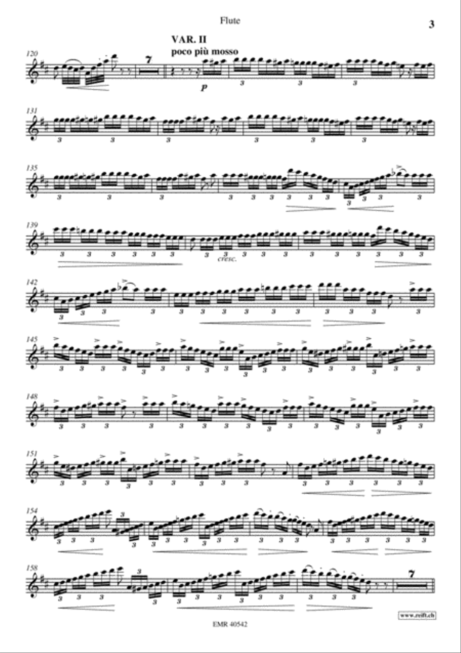 The Carnival Of Venice Flute Solo scores gallery preview page 4