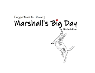 Book cover for Preschool Doggie Tales for Piano - Marshall's Big Day
