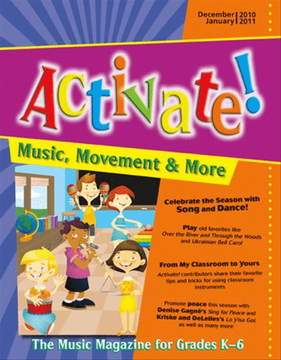 Activate! Dec 10/Jan 11 Unison Choir scores gallery preview page 1