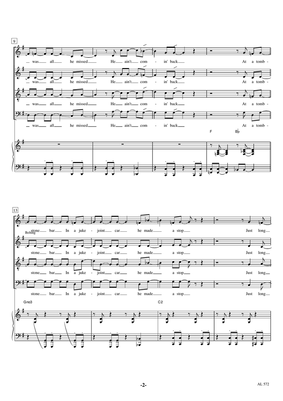 Lido Shuffle 4-Part scores gallery preview page 2