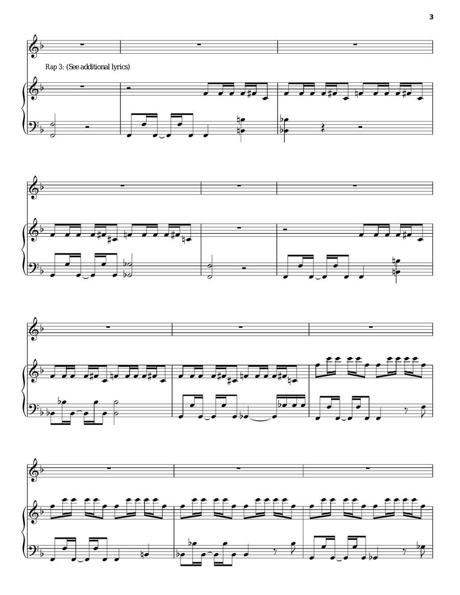 Get Ur Freak On Get Ur Freak On Piano, Vocal, Guitar scores gallery preview page 3