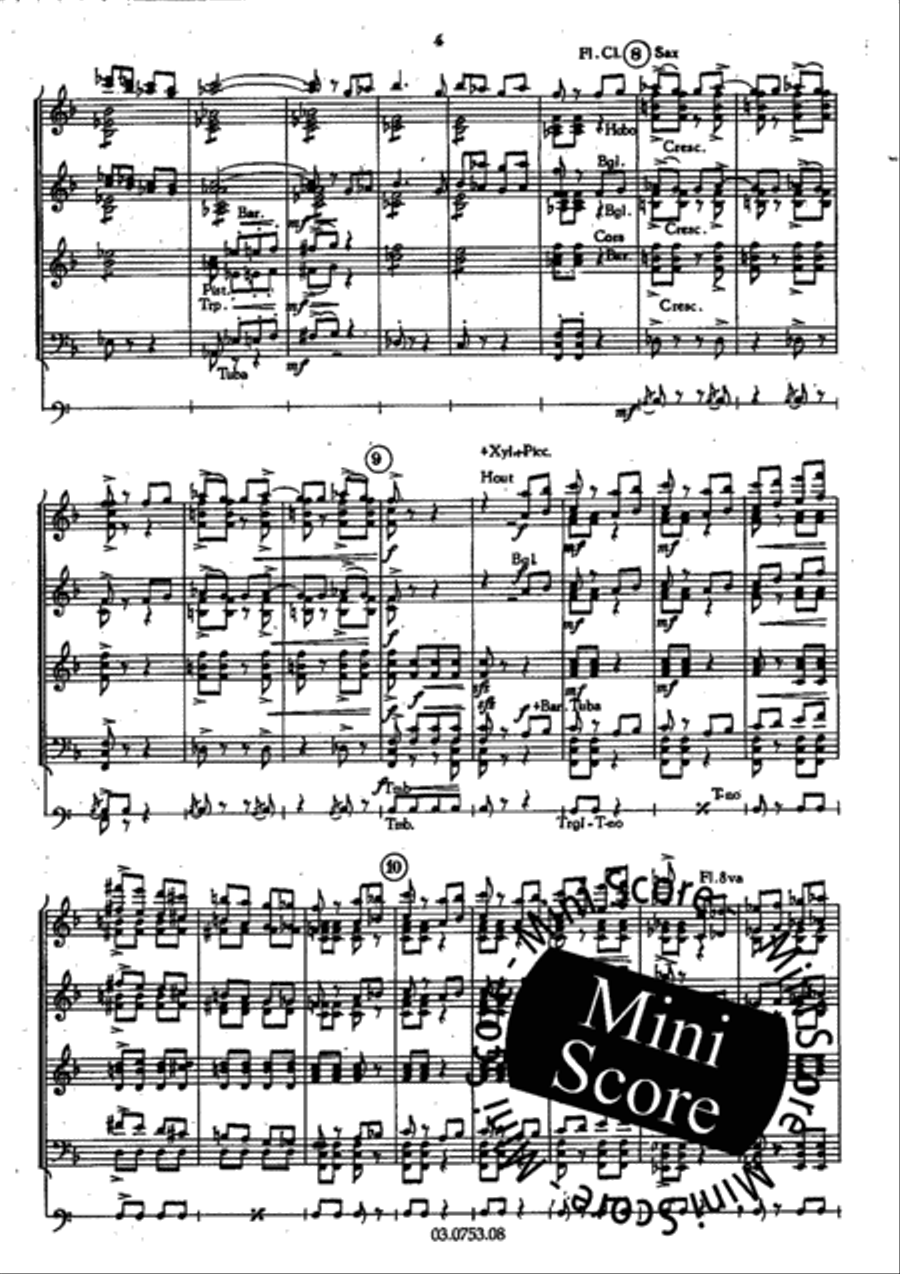 Colas Breugnon Colas Breugnon Concert Band scores gallery preview page 8