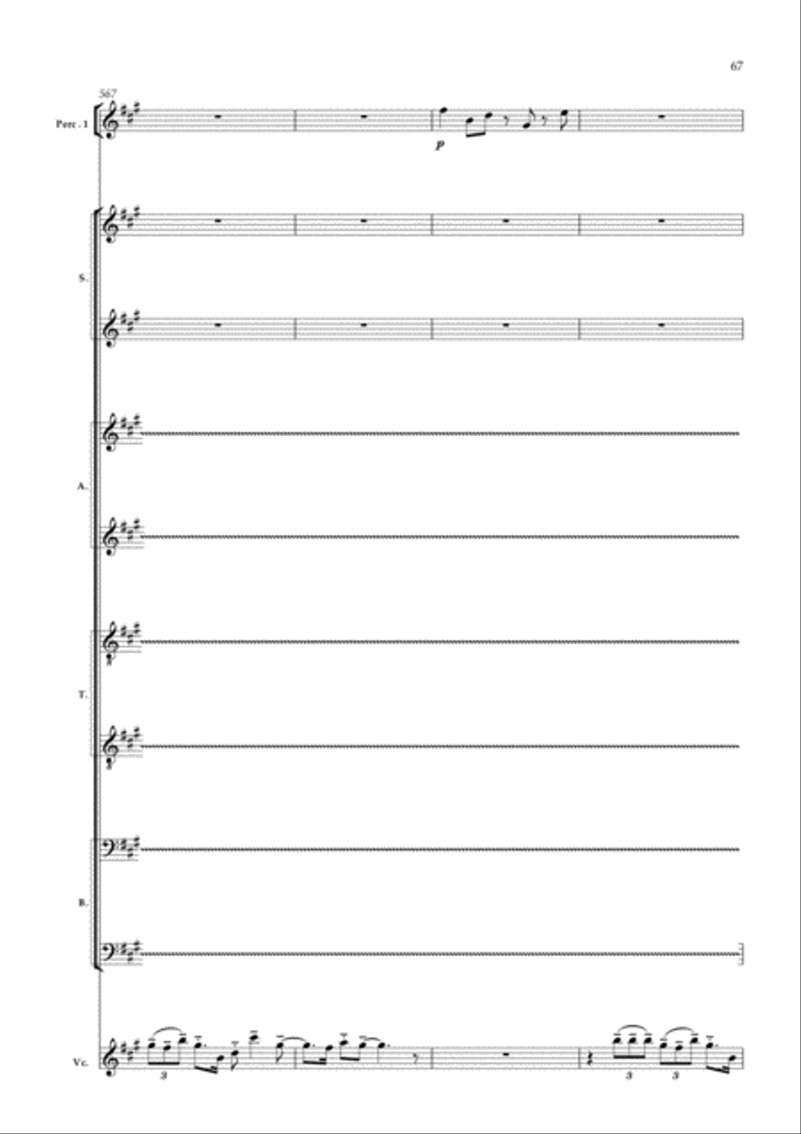 To the Field of Stars To the Field of Stars 4-Part scores gallery preview page 11