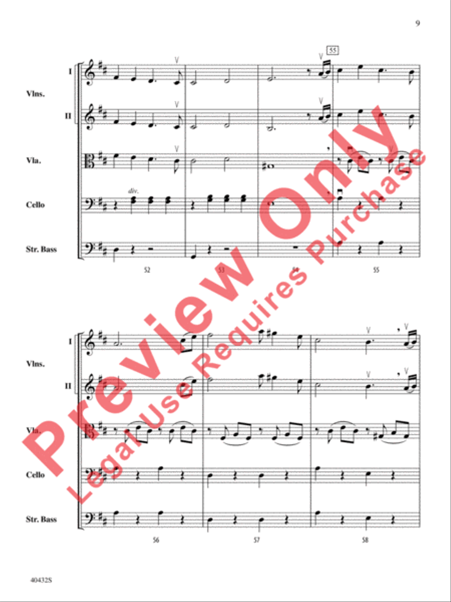 A Very Respectable Hobbit (from The Hobbit: An Unexpected Journey) String Orchestra scores gallery preview page 22