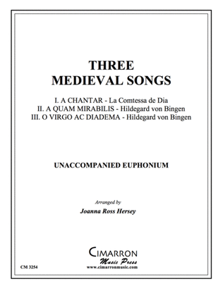 Book cover for Three Medieval Songs