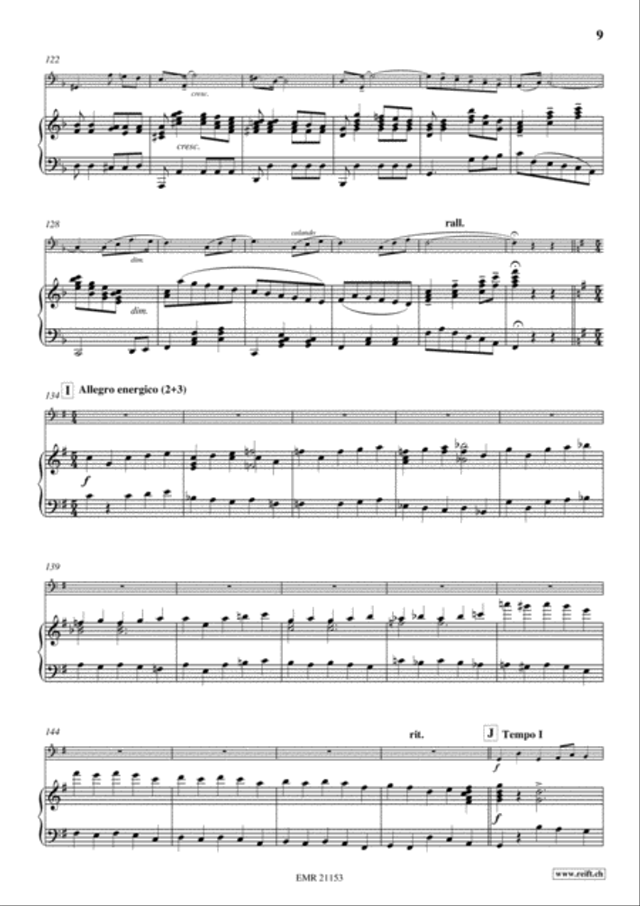 Concerto No. 1 Bass Recorder scores gallery preview page 9