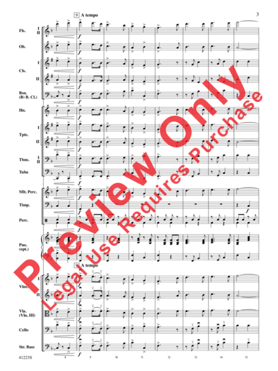 Joyful Holidays Full Orchestra scores gallery preview page 4