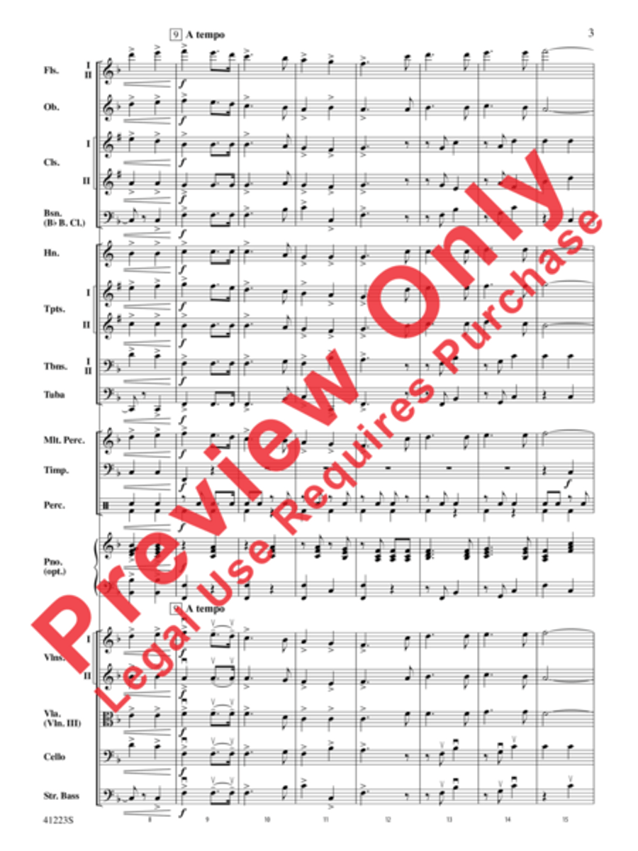 Joyful Holidays Joyful Holidays Full Orchestra scores gallery preview page 4
