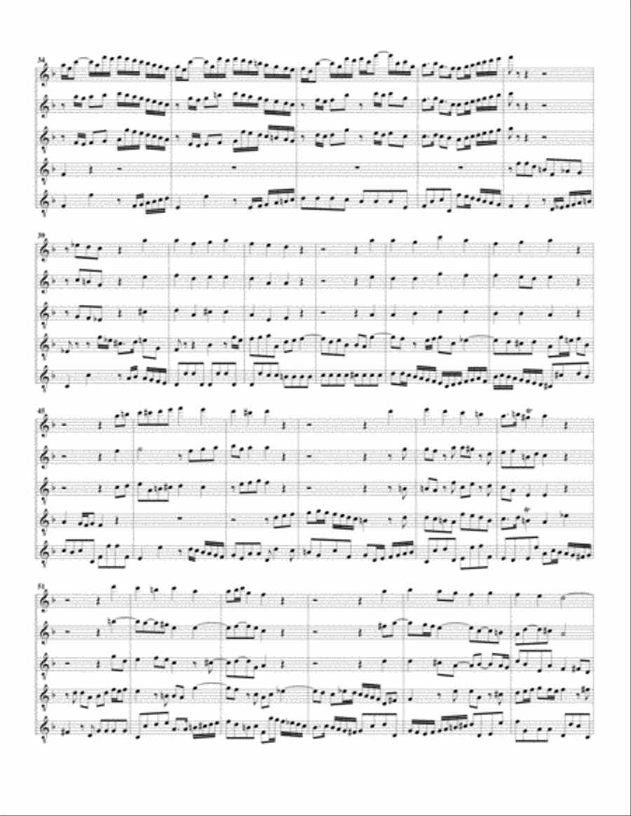 Aria-Choral: Warum willst du so zornig sein? - Vater unser im Himmelreich from Cantata BWV 101 (arra Choir scores gallery preview page 3