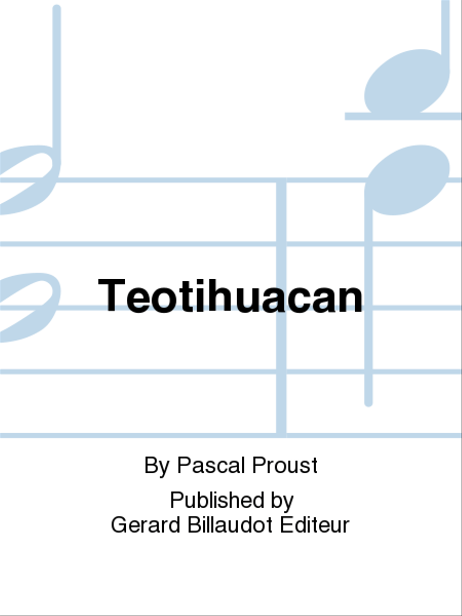 Teotihuacan Piano Accompaniment scores gallery preview page 1