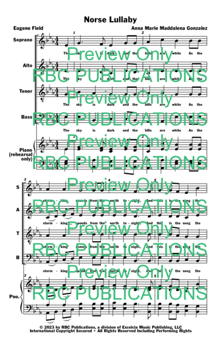 Norse Lullaby SATB