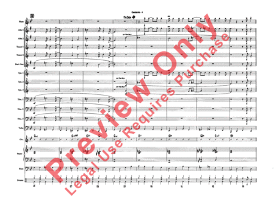 It Don't Mean a Thing (If It Ain't Got That Swing) Jazz Ensemble scores gallery preview page 7