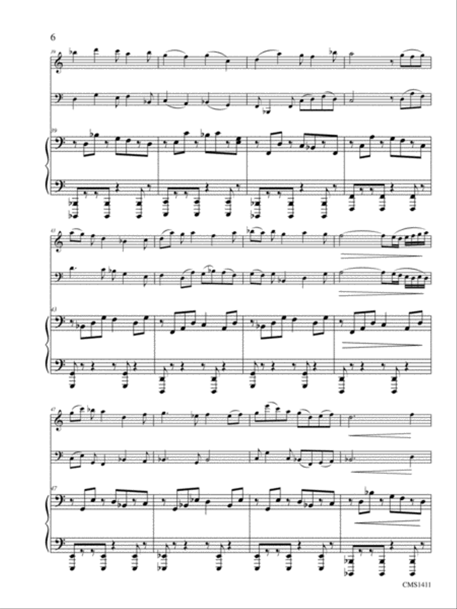 Trio in D Bassoon scores gallery preview page 11