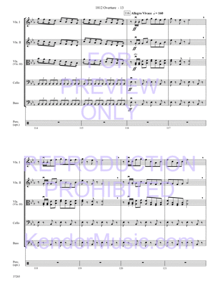 1812 Overture (Full Score)