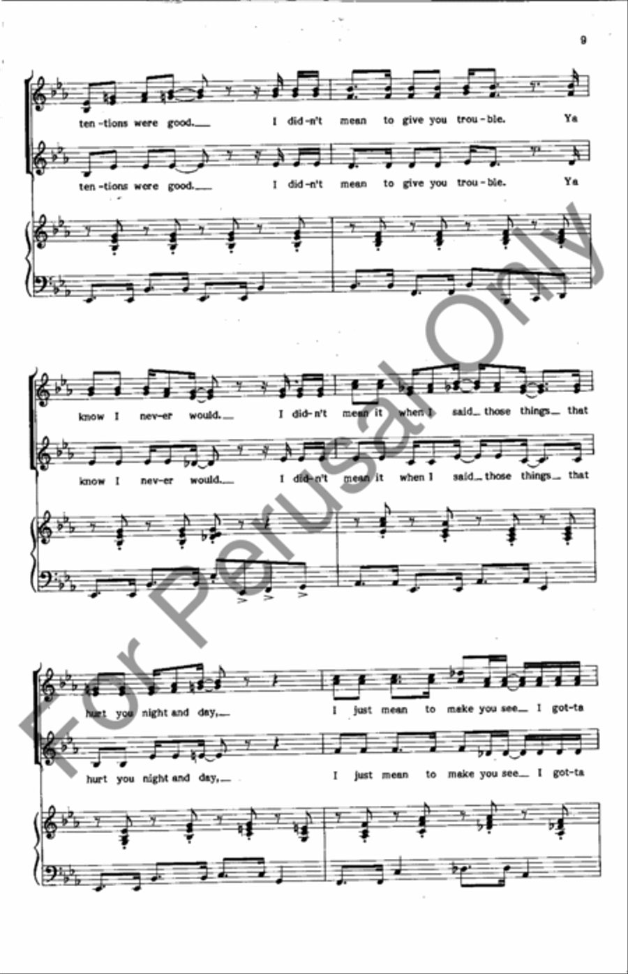 I Didn't Mean It I Didn't Mean It SSA scores gallery preview page 9