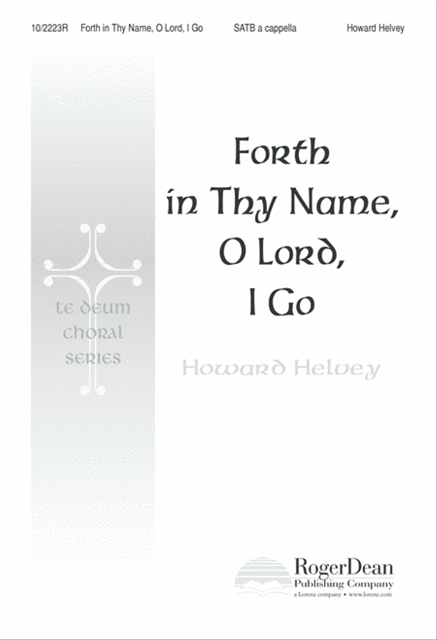 Forth in Thy Name, O Lord, I Go Divisi scores gallery preview page 1