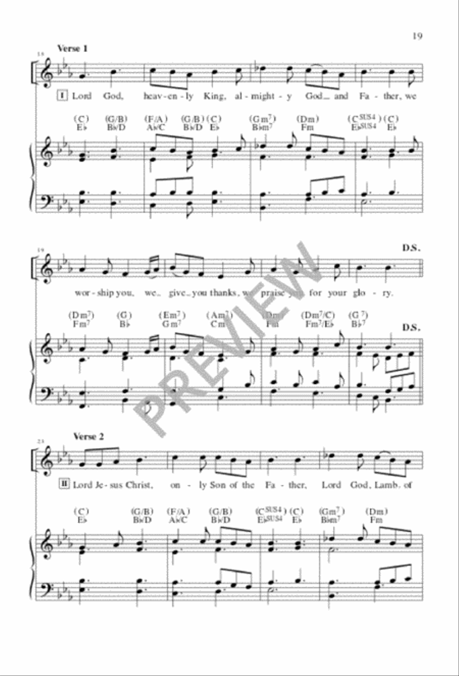 Tree of Life Setting, Holy Communion - Choral edition 4-Part scores gallery preview page 21