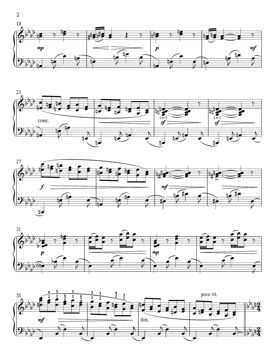 Starlight Piano Solo scores gallery preview page 2