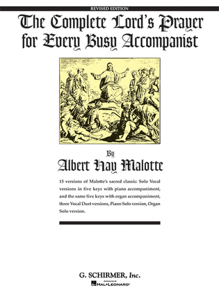 Book cover for The Complete Lord's Prayer for Every Busy Accompanist