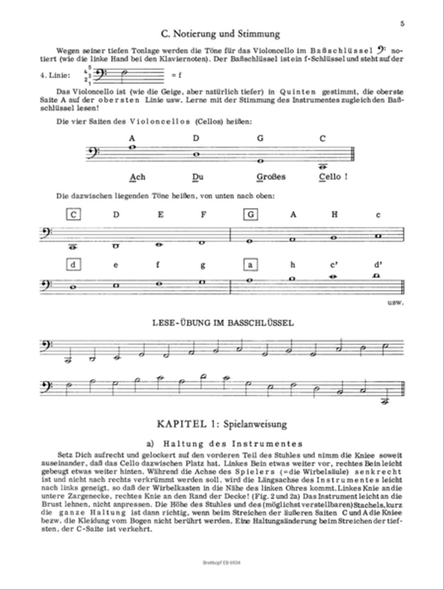 Praktischer Lehrgang für das Violoncellospiel Cello Solo scores gallery preview page 3