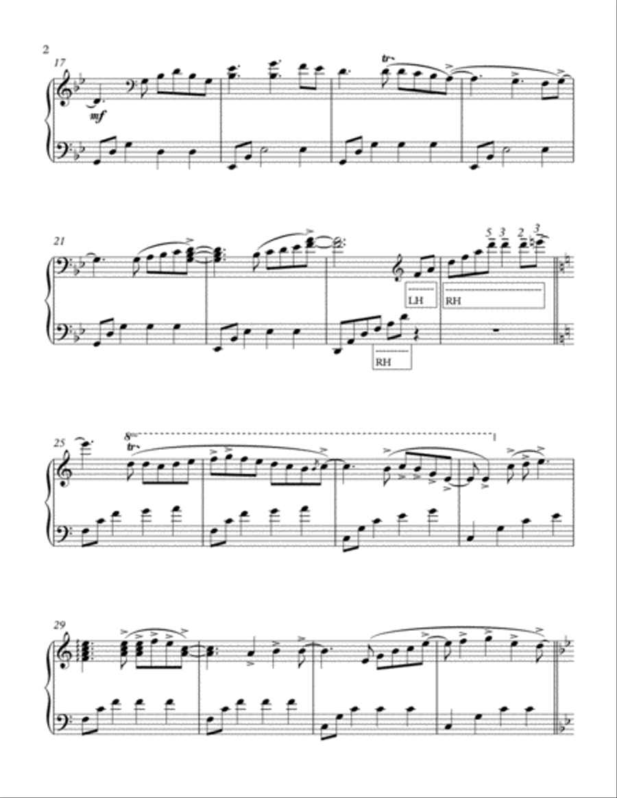 Secluded Glade Piano Solo scores gallery preview page 2