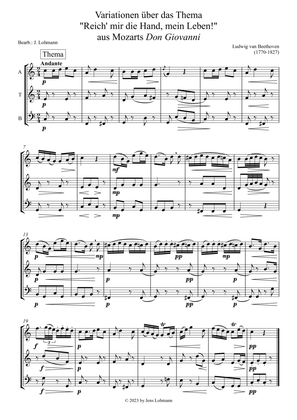 Variationen über das Thema "Reich' mir die Hand, mein Leben!" aus Mozarts Don Giovanni - Score Only