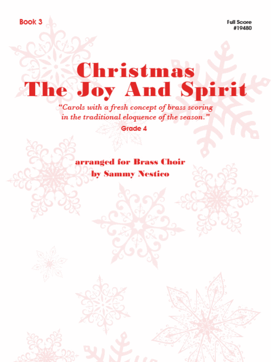 Christmas: The Joy and Spirit, Book 3 - Full Score
