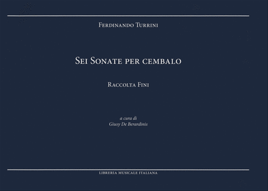 Sei sonate per cembalo Cembalo scores gallery preview page 1