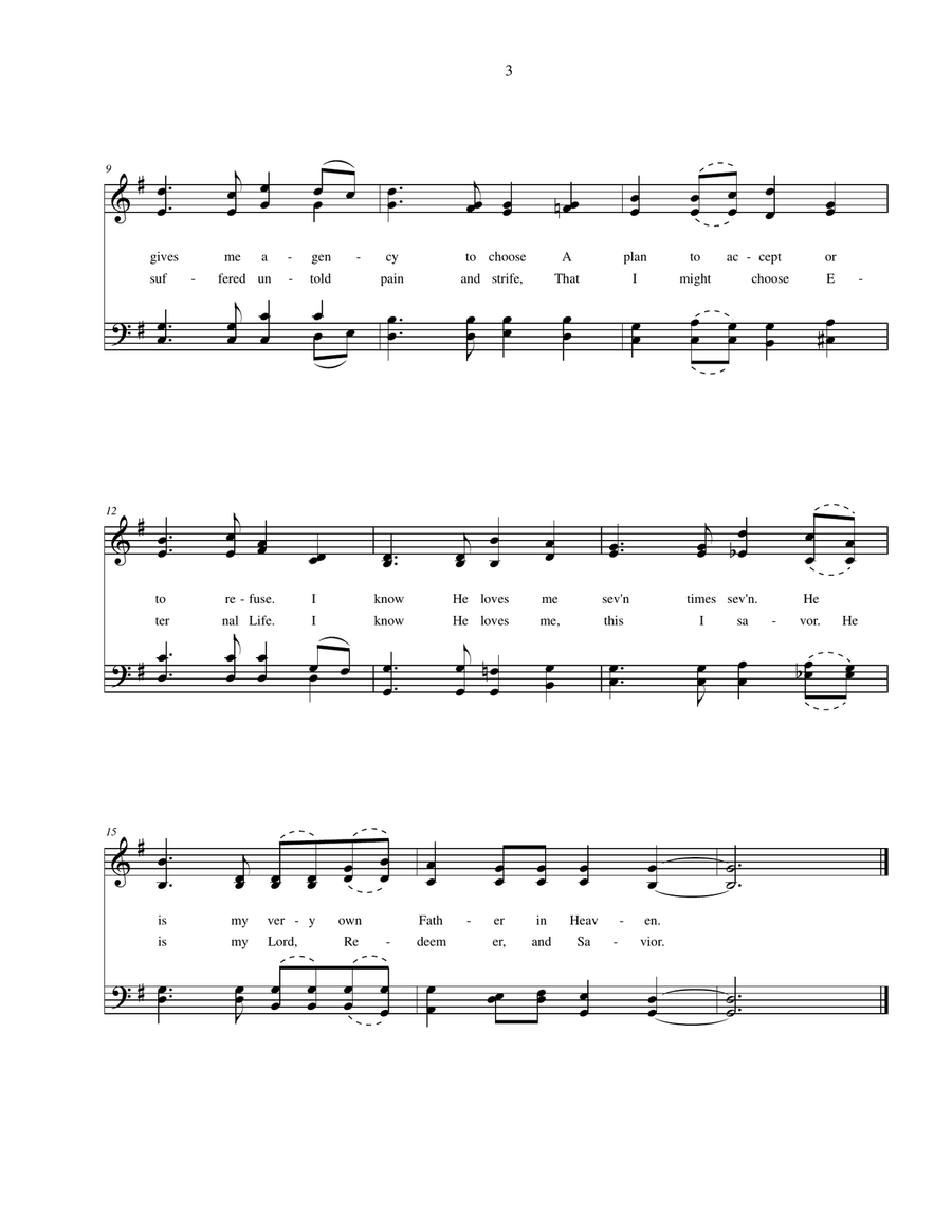 HYMNS 6: Original Sacred SATB Music Volume 6 4-Part scores gallery preview page 6