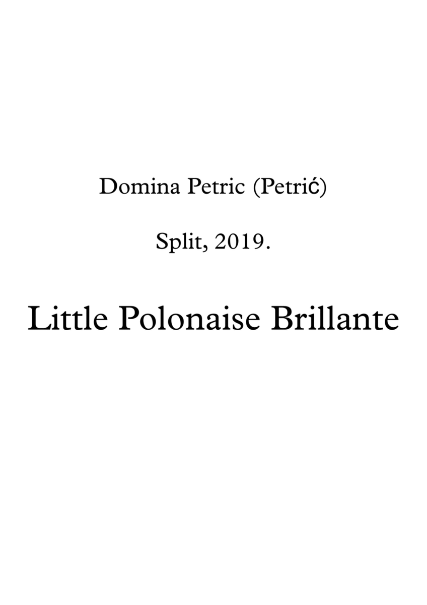 Little Polonaise Brillante image number null