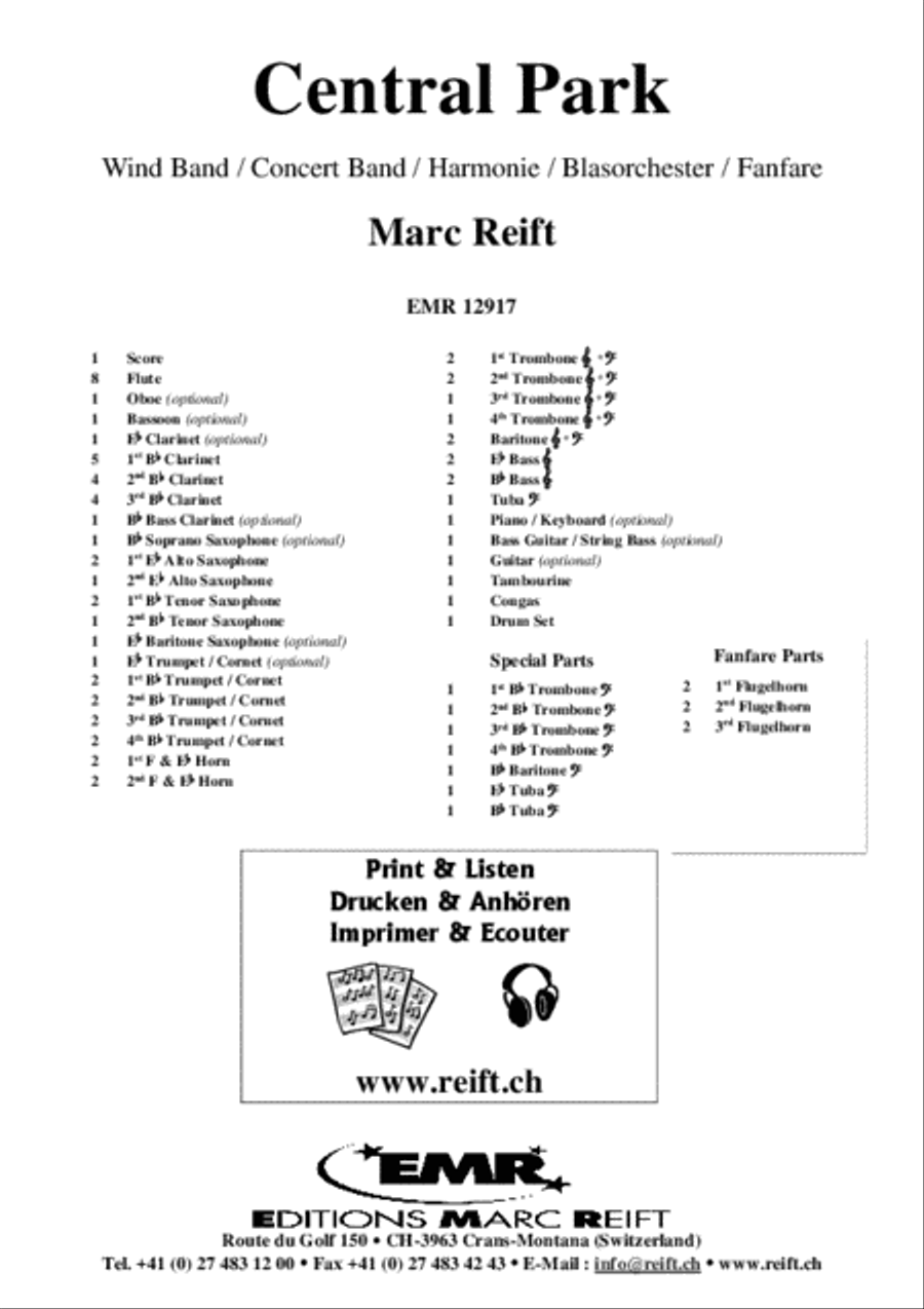Central Park Central Park Concert Band scores gallery preview page 2