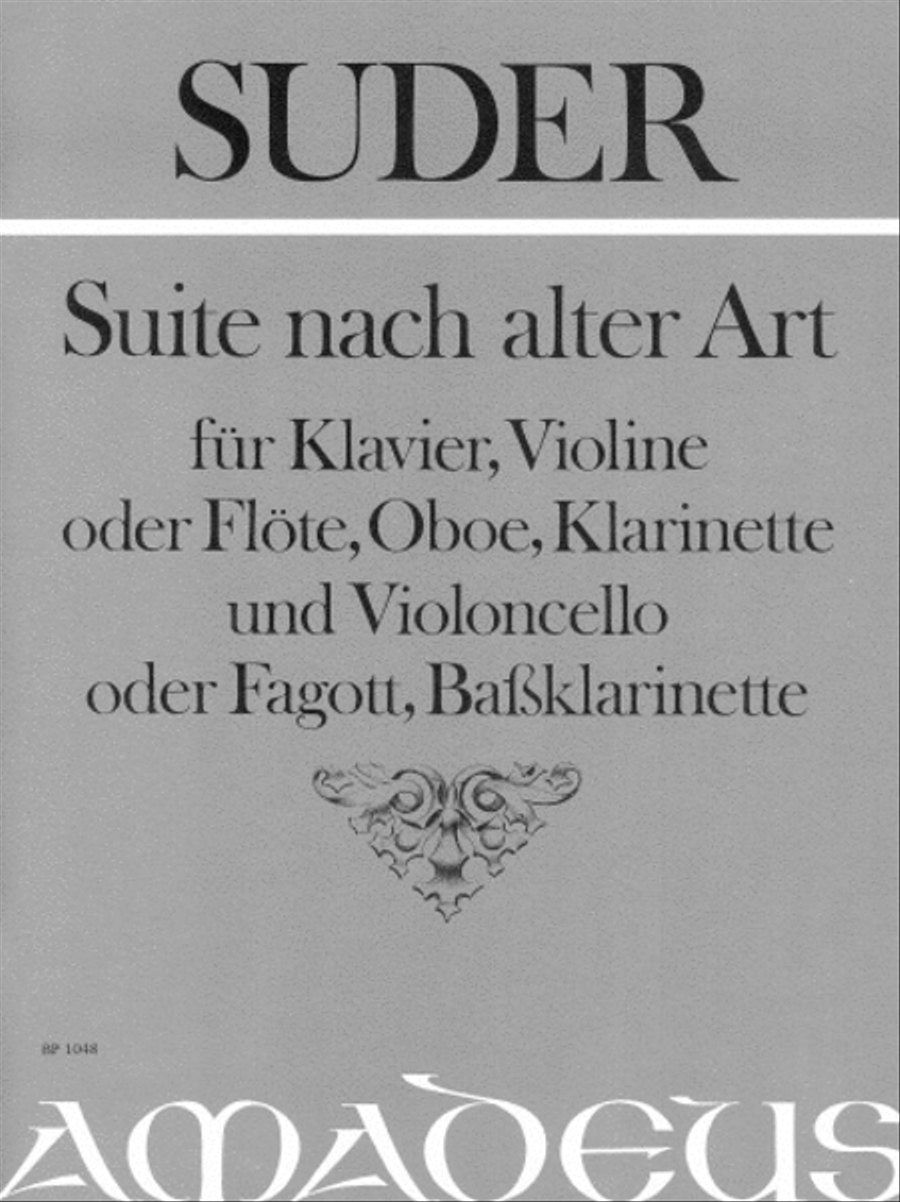 Suite in the old Style Bassoon scores gallery preview page 1