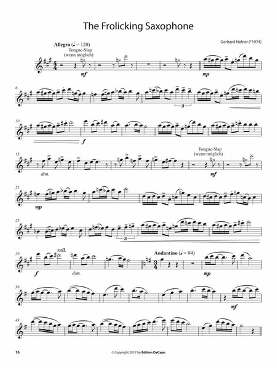 Da Capo Bühnenspaß Bronze - Altsaxophon Alto Saxophone scores gallery preview page 3