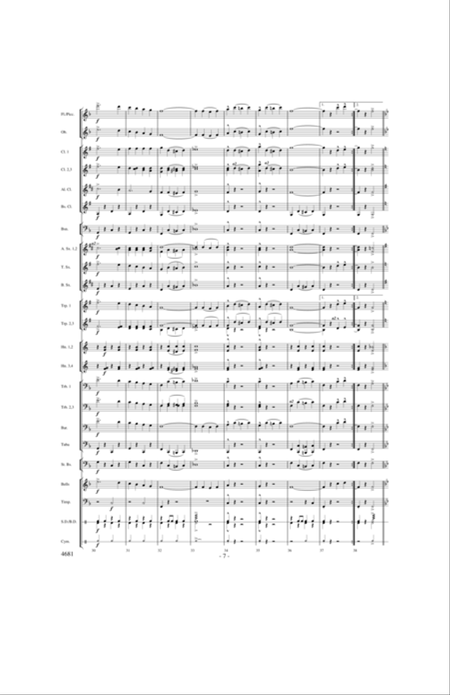 Gallant Marines Gallant Marines Concert Band scores gallery preview page 6